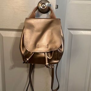 Coach Metallic Backpack
